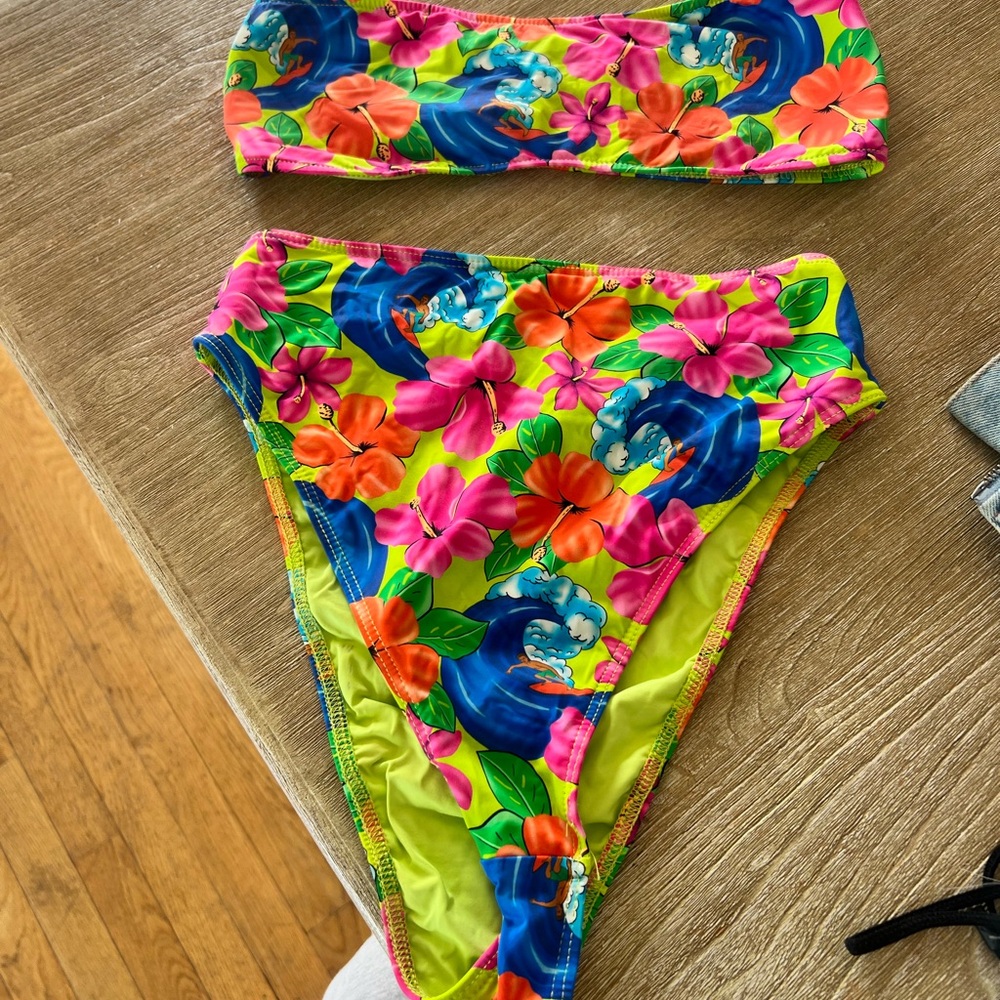 Tropical Floral women’s  Swim Set by Frankie’s Bikinis